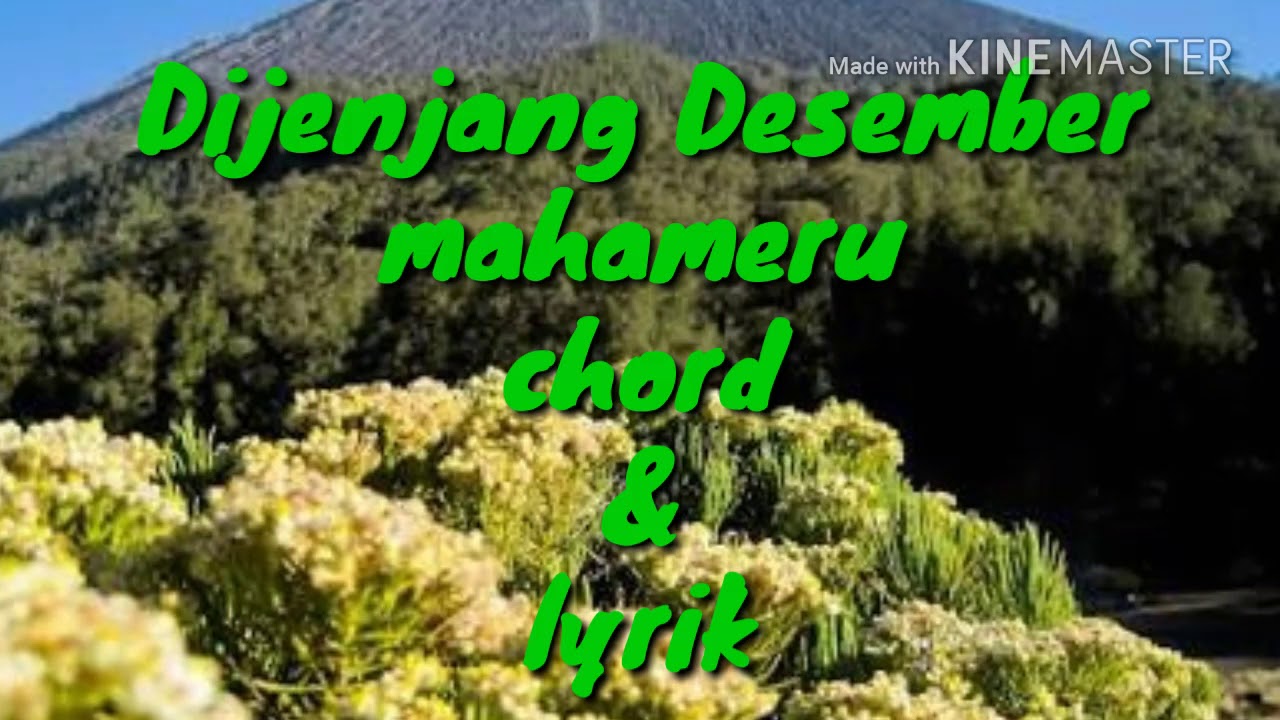 Di Jenjang Desember _ mahameru _ chord&lyrik