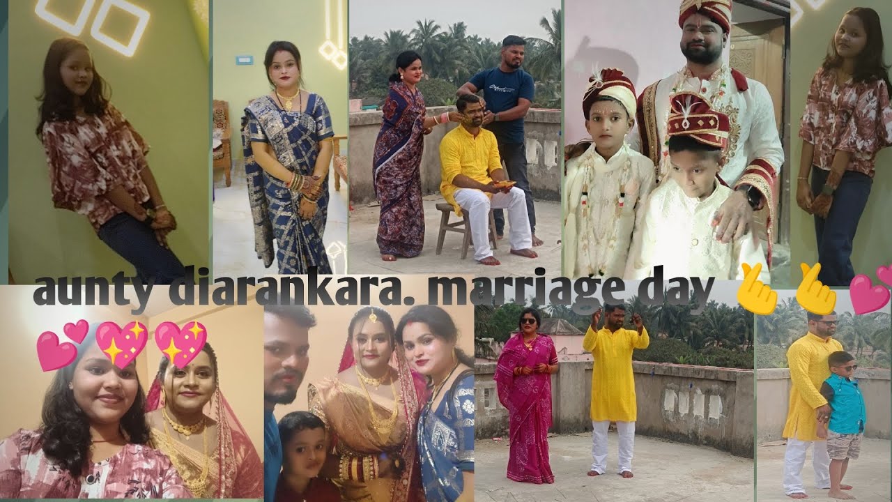Aunty diarankara  marriage day 🫰😘❤️🥰😍💕