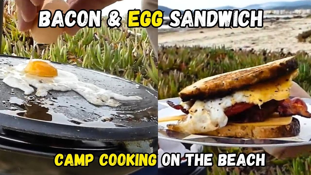 WILL IT SLIDE OFF? CAMPINGAZ PARTY GRILL - The Fried Egg Challenge! Camp Cooking #1