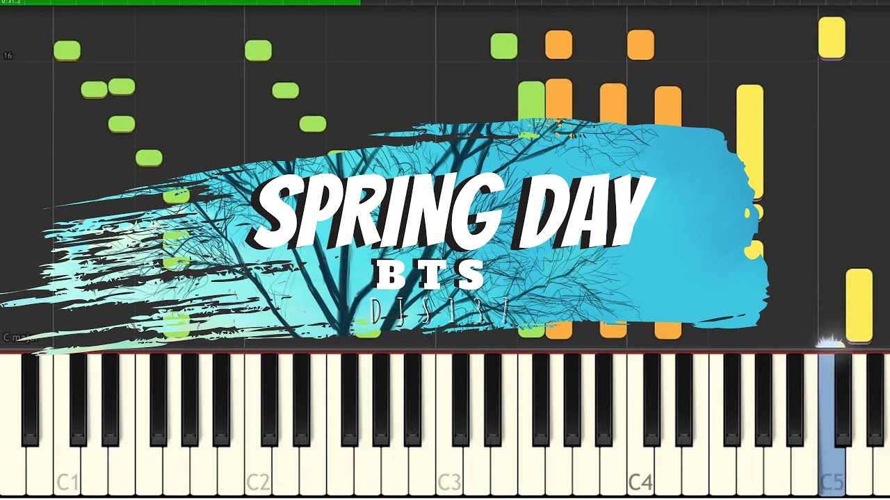 BTS - Spring Day Piano Cover [Sheets]