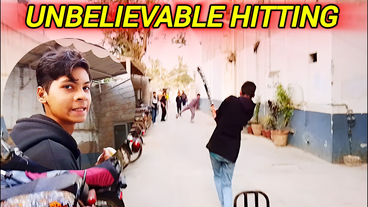 Aisi Hitting Gully Cricket Mein Pehli Baar Dekhi Hogi 😳🔥 | Street Tapeball Cricket | #cricket