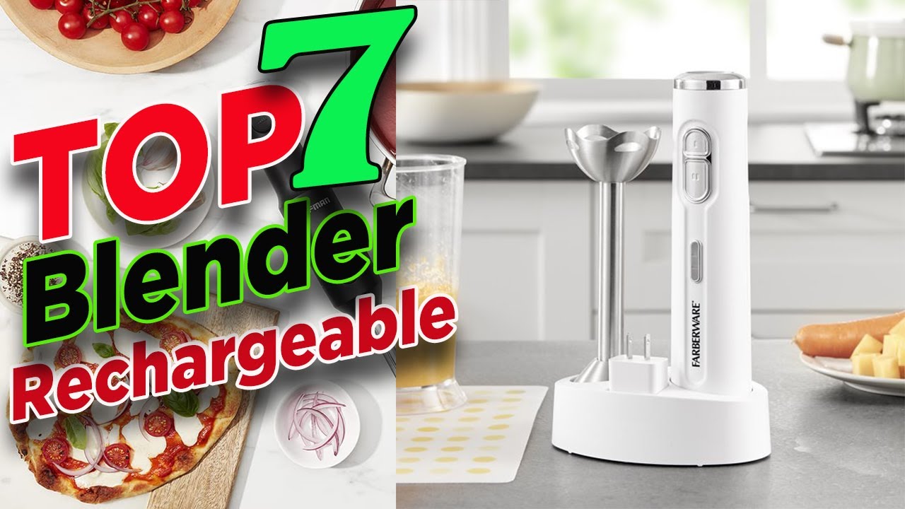 ✌️ Top 7 Cordless Hand Immersion Blender Rechargeable 🍷 Stick Blender Rechargeable Reviews