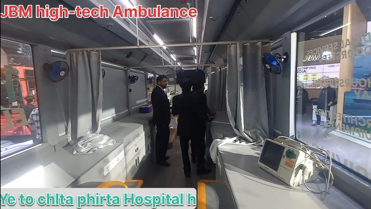 All new High tech ambulance of JBM and group 🧐😲.
