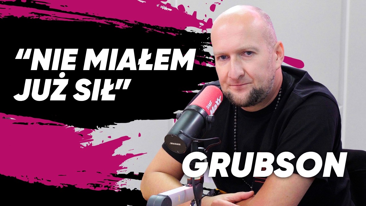 Nie miałem już sił. Grubson o samotności i terapii-mocne wyznania rapera.