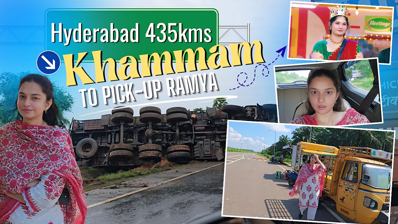 Emotional return: Picking up Ramya Moksha after bigg boss, through rain, roads & memories 🌧️🚗