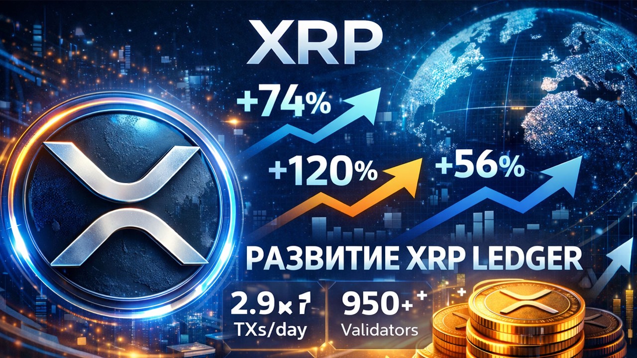 XRP ПРОРЫВ СЕГОДНЯ! КОГДА XRP ВЕРНЁТСЯ К 3$? РАЗВИТИЕ XRP LEDGER!