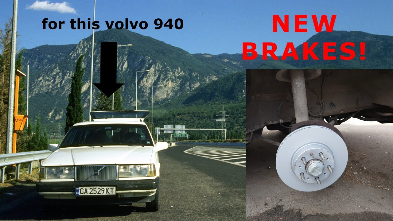 Volvo 940 complete front brake overhaul!