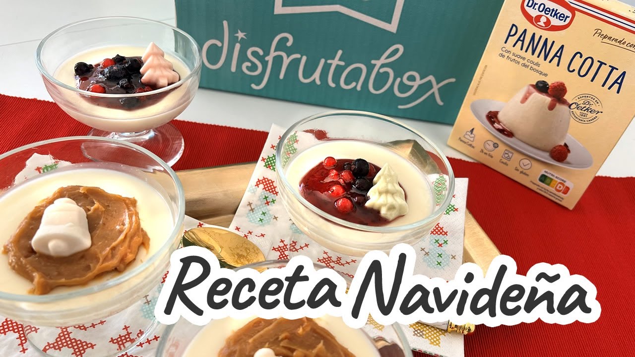 🍮✨ Panna Cotta Navideña con Dr. Oetker | Postre fácil y elegante