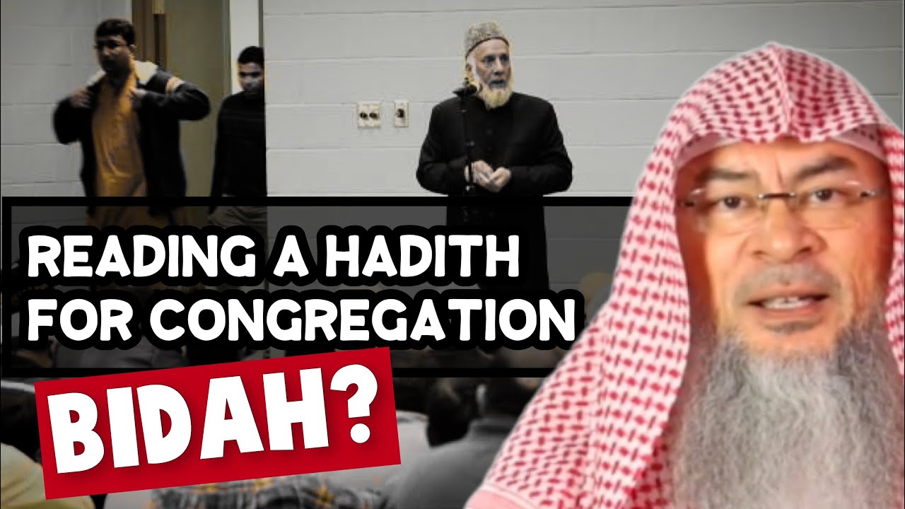 Is reading a Hadith for congregation a Bidah after Prayer, is everything an innovation