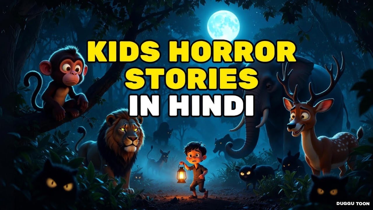 जंगल की सबसे डरावनी कहानी 😱 | रात को क्या जाग गया था? horror story hindi cartoon ♥️