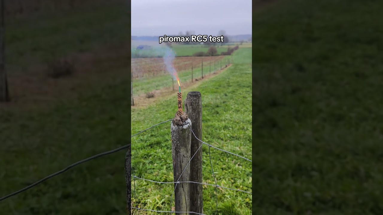 Piromax RC5 Polenb&ouml;ller test 0,35 Gramm BKS (f2 in polen) #pyro #b&ouml;ller