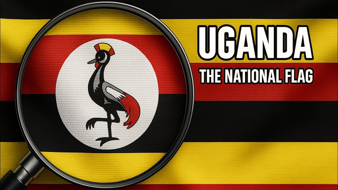 Uganda 🇺🇬 Crested crane flag