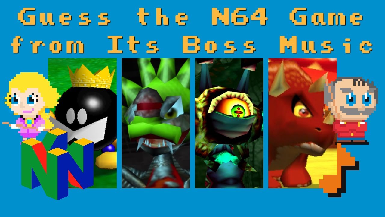 Guess the N64 Game from Its Boss Music
