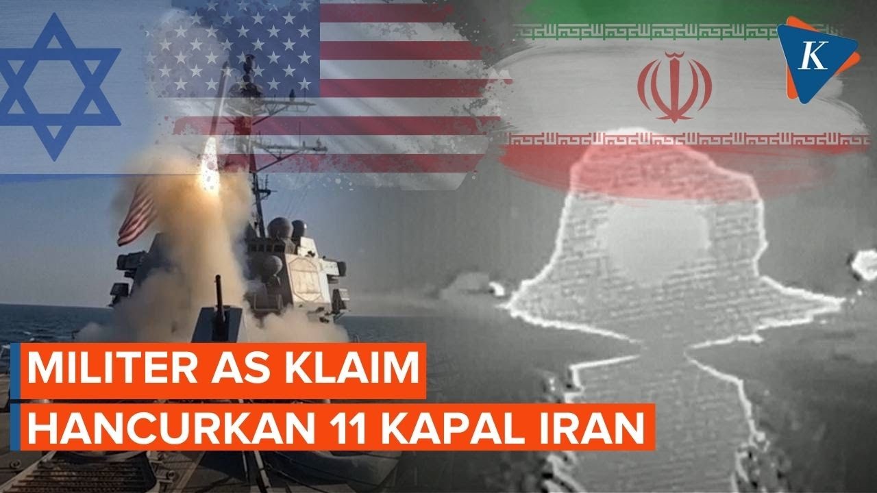 Militer AS Klaim Hancurkan 11 Kapal Iran di Teluk Oman
