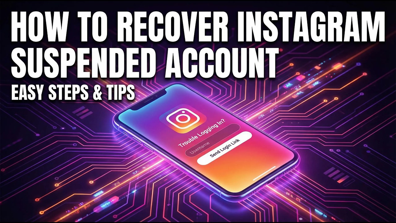 How To Recover Instagram Suspended Account