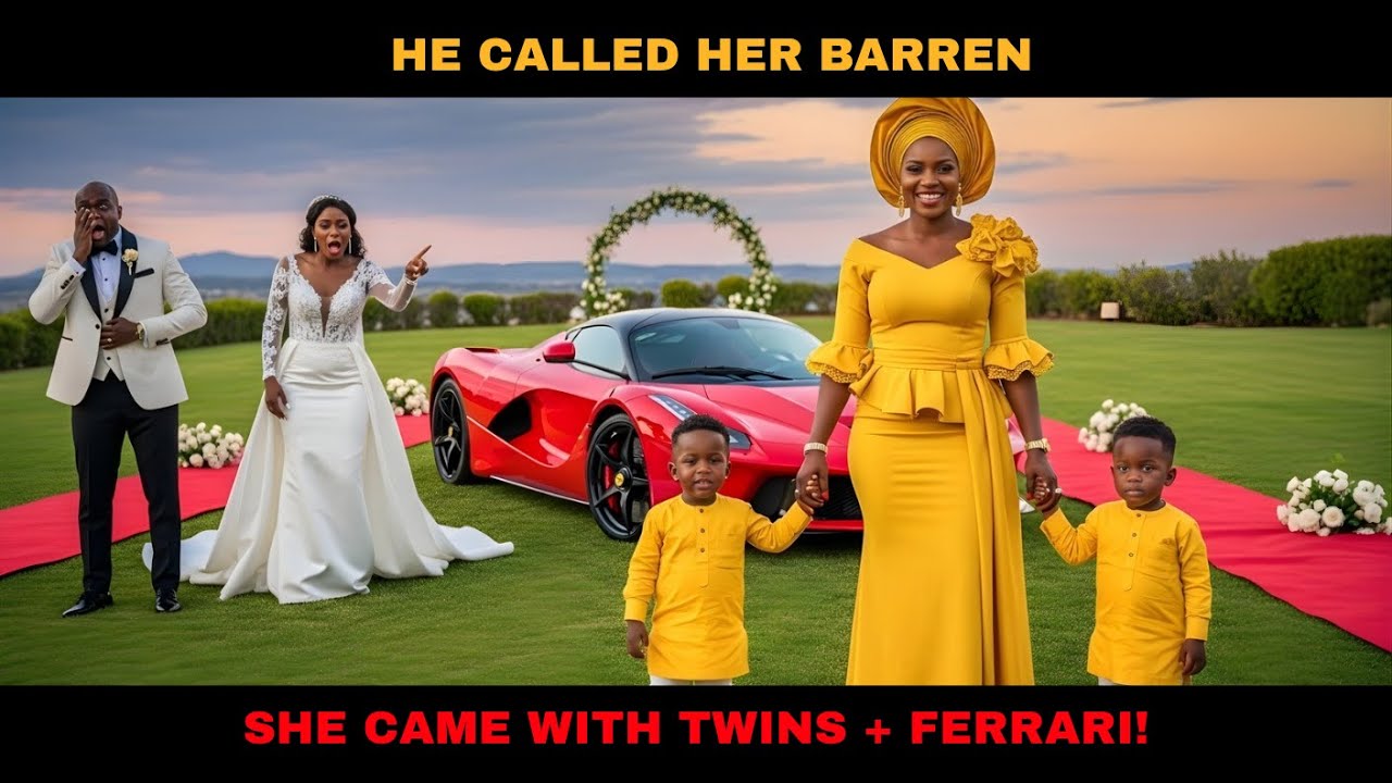 Pt 1: He Invited His Poor Ex-Wife To His Wedding To Disgrace Her, But She Came In A Ferrari + Twins
