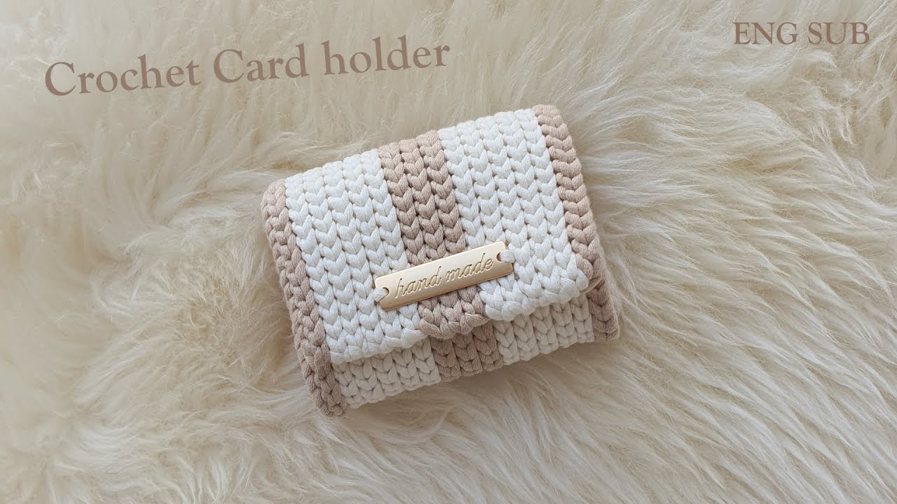 [ENG❤ 코바늘 지갑] 멋스럽고 실용적인 카드지갑 뜨기❤ How to make a Crochet Card holder
