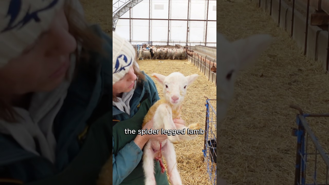 WE HAVE A SPIDER LAMB!!! 🕷️🕷️ 