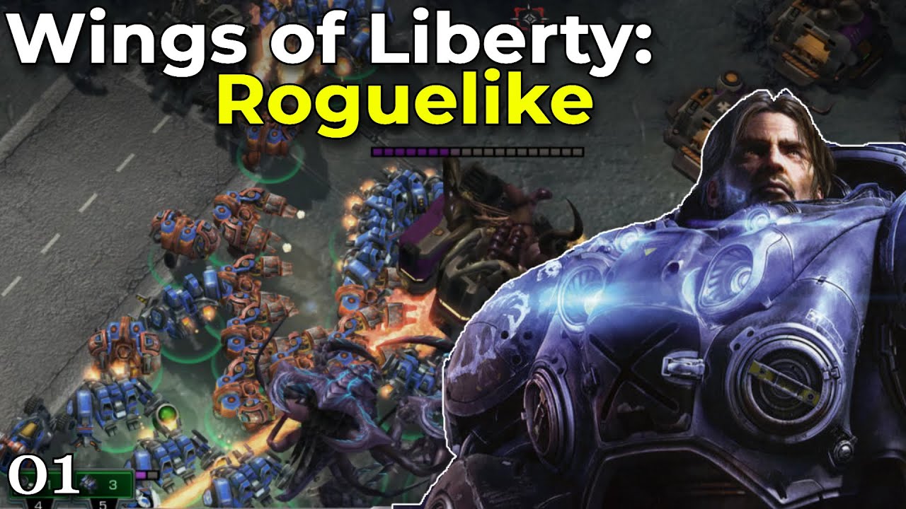 Scvs, Firebats and....Hybrid??? - Wings of Liberty: Roguelike mod - Day 1