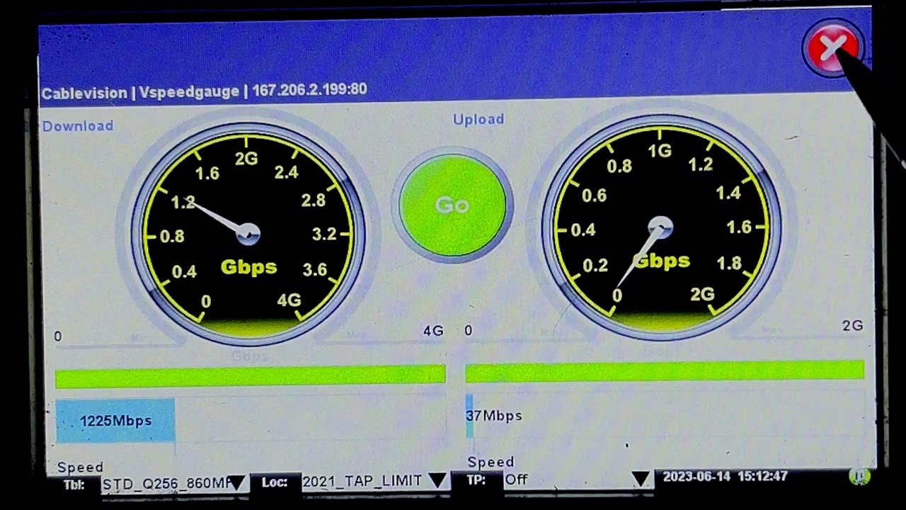 Cable Modem Тест на VeEx cx310 + R-server, обновление. и выгрузка метрик