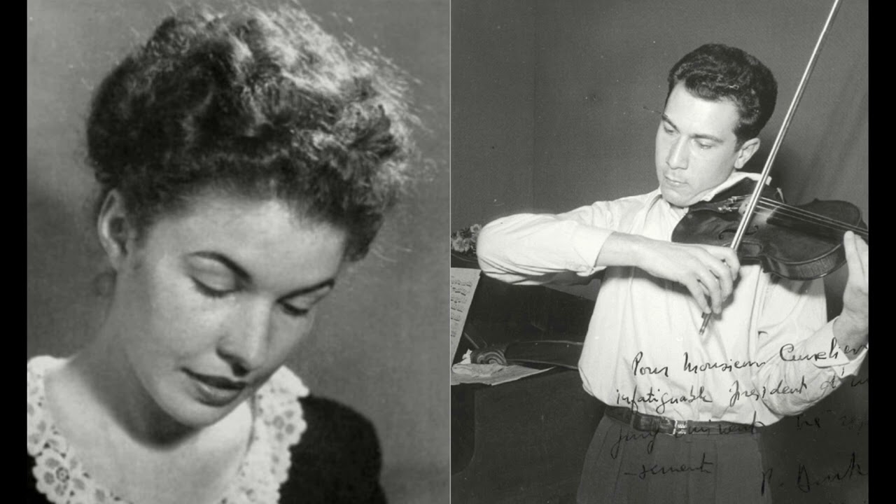 Grieg - Pierre Doukan & Françoise Petit (1958) Violin Sonata No.3, Op.45