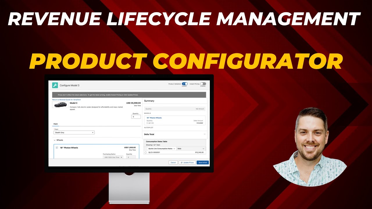 Конфигуратор продукта в Salesforce Revenue Lifecycle Management