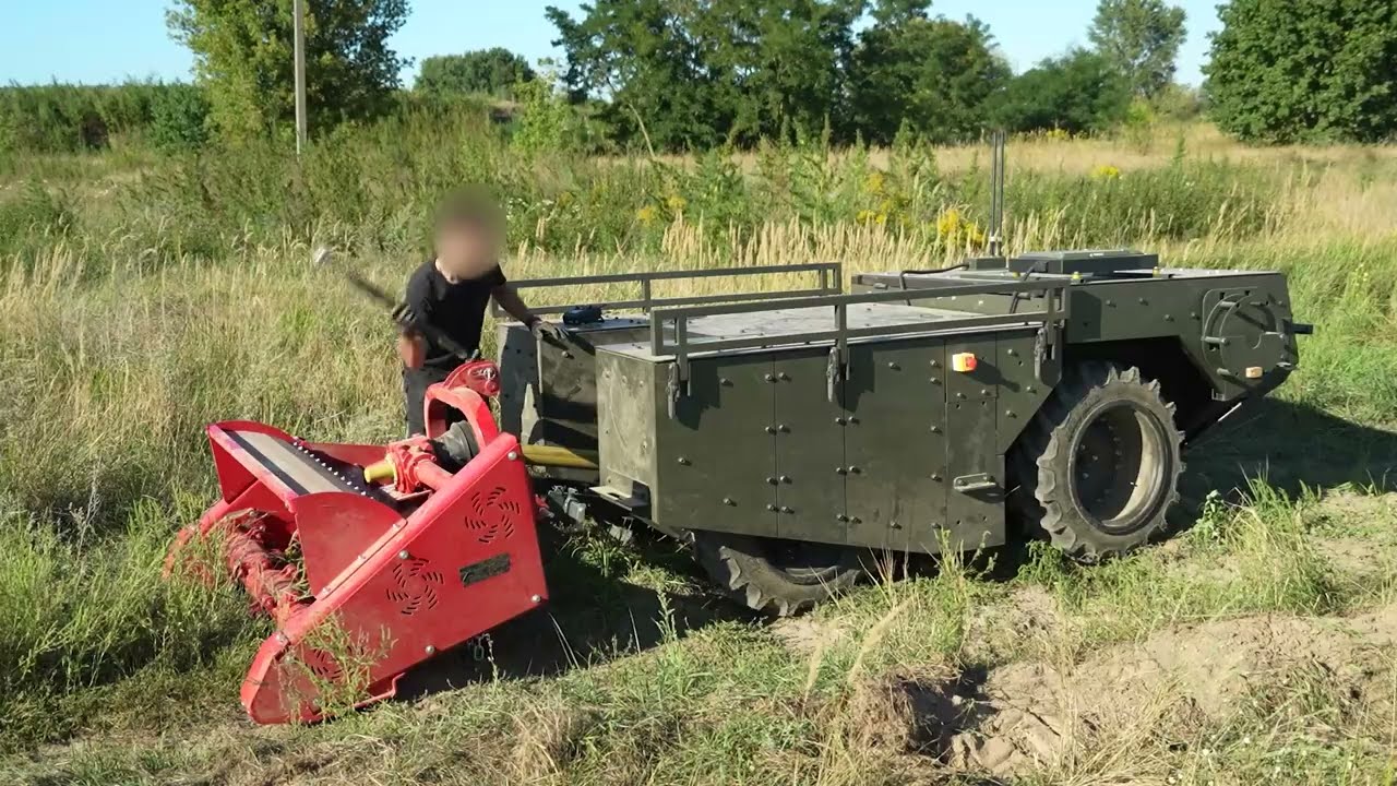 UGV BUFALO with Demining Machine