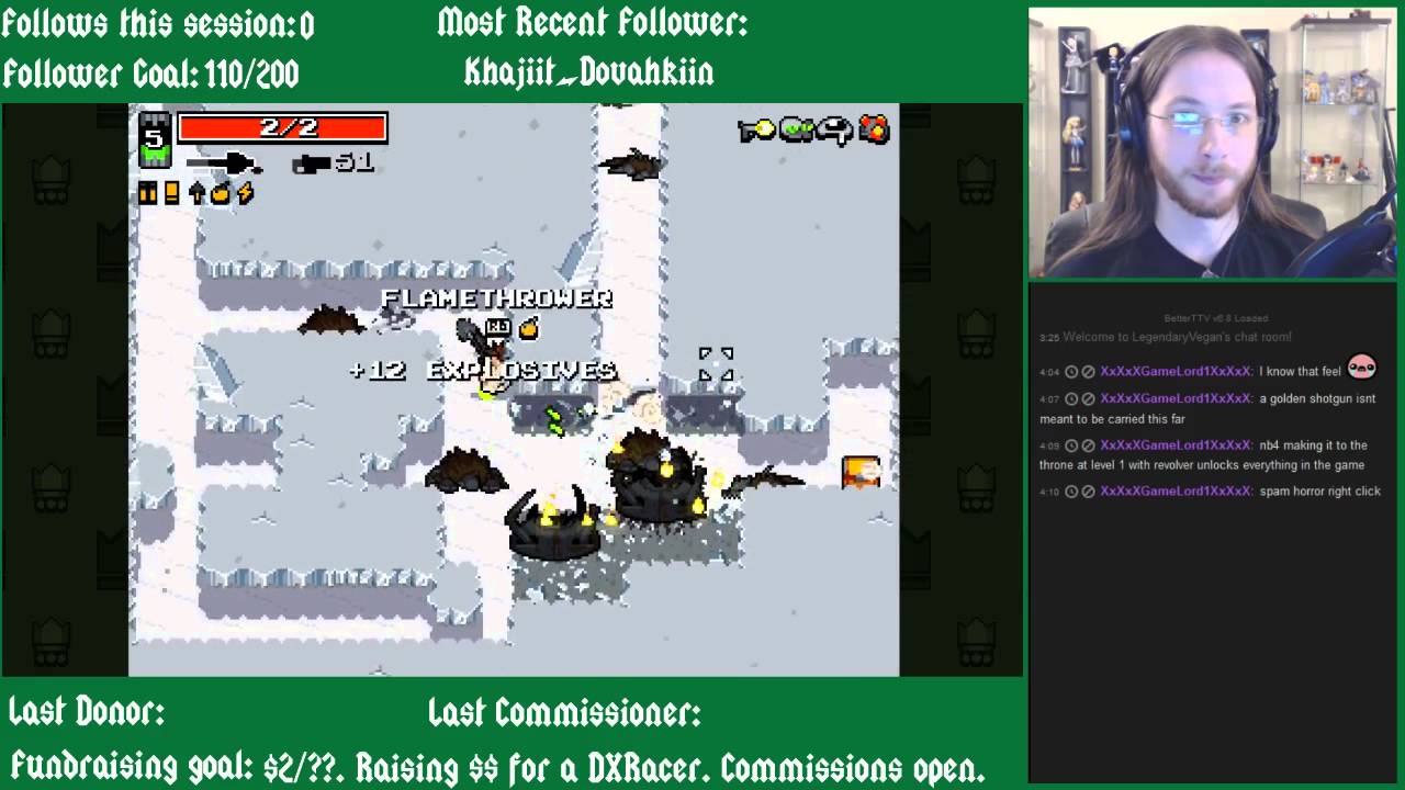 One stage away from unlocking Melting's B-Skin - Nuclear Throne