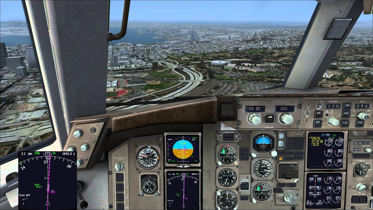KSAN Landing CS 757-300