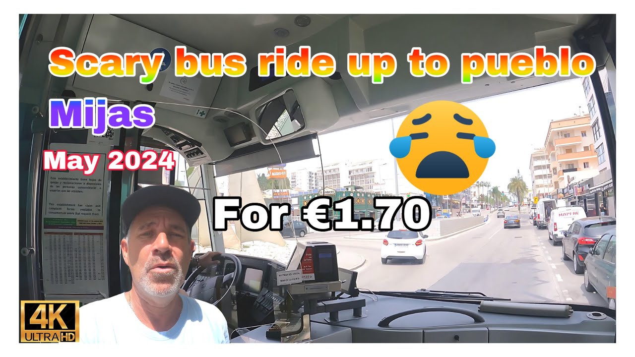 Malaga 🏝️Benalmádena 🚍 bus to Mijas 🇪🇸Mijas malaga costa del Sol