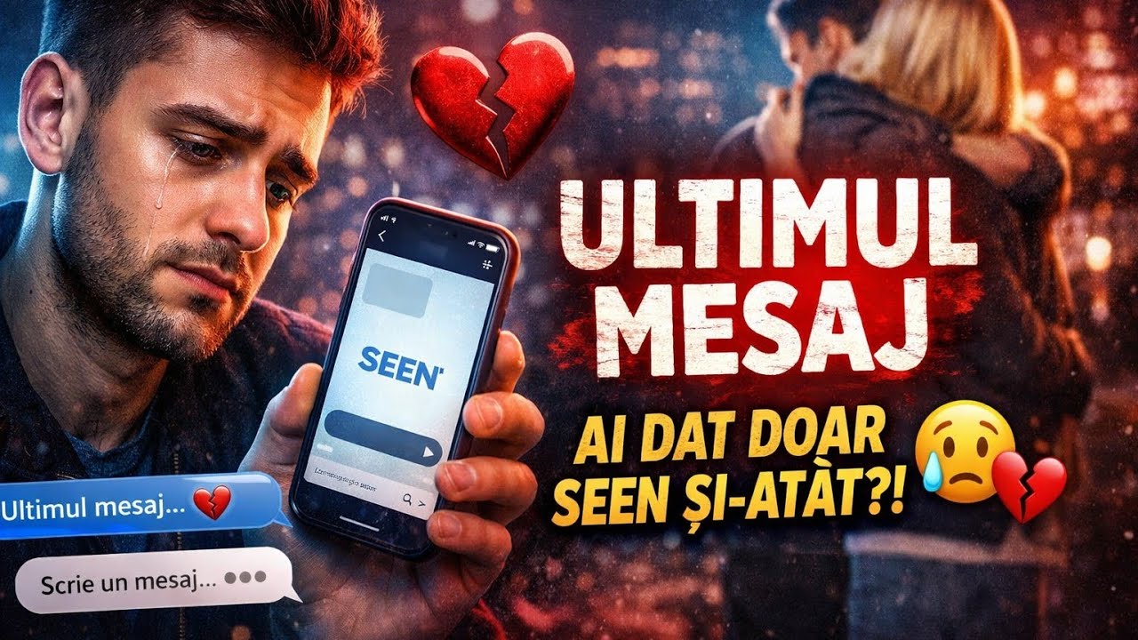 ULTIMUL MESAJ 💔 Ai dat doar SEEN și-atât… | Cea mai tristă melodie de despărțire 2026