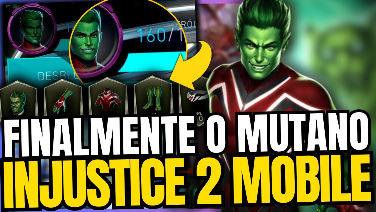 MONTANDO A BUILD DO MUTANO NA CONTA PRINCIPAL !!! INJUSTICE 2 MOBILE