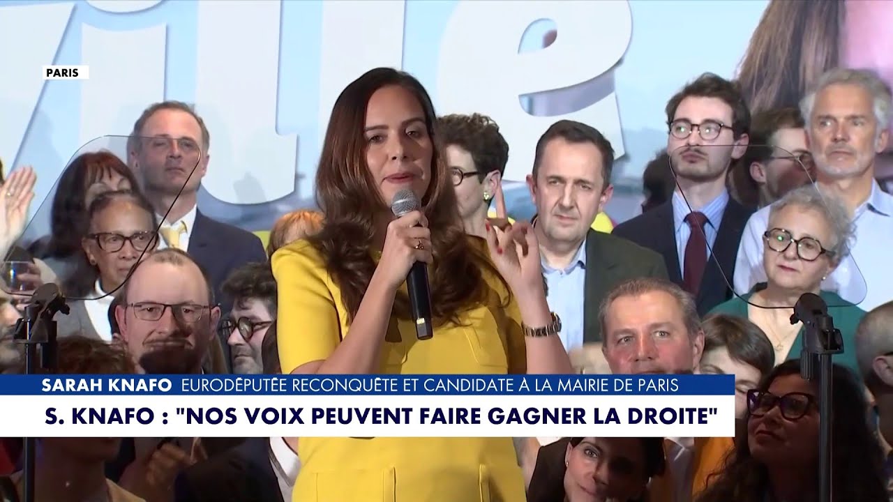 Sarah Knafo : «Nos voix peuvent faire gagner la droite»