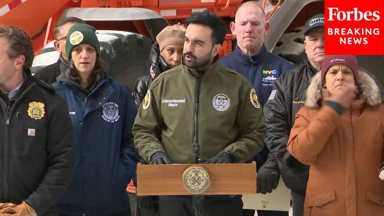 BREAKING NEWS: NYC Mayor Zohran Mamdani Holds Press Conference Amid Nationwide Winter Storm