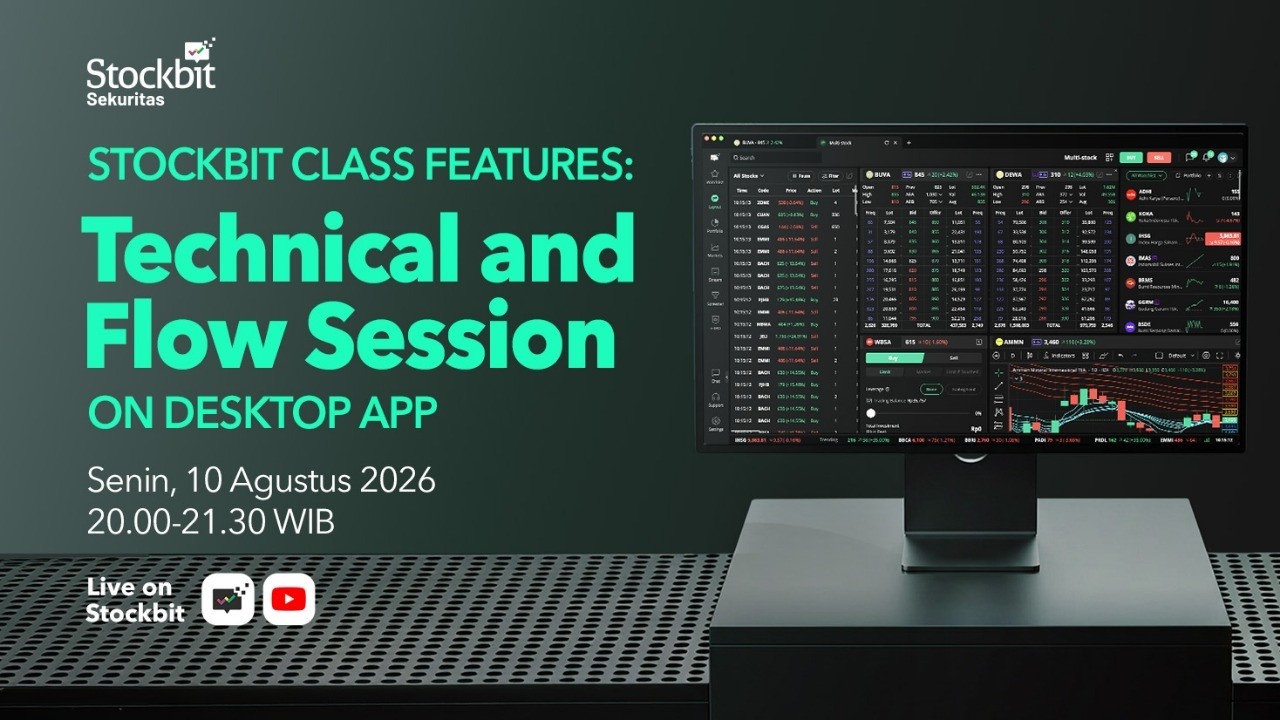 Stockbit Class Features :  Technical and Flow Session on Desktop App