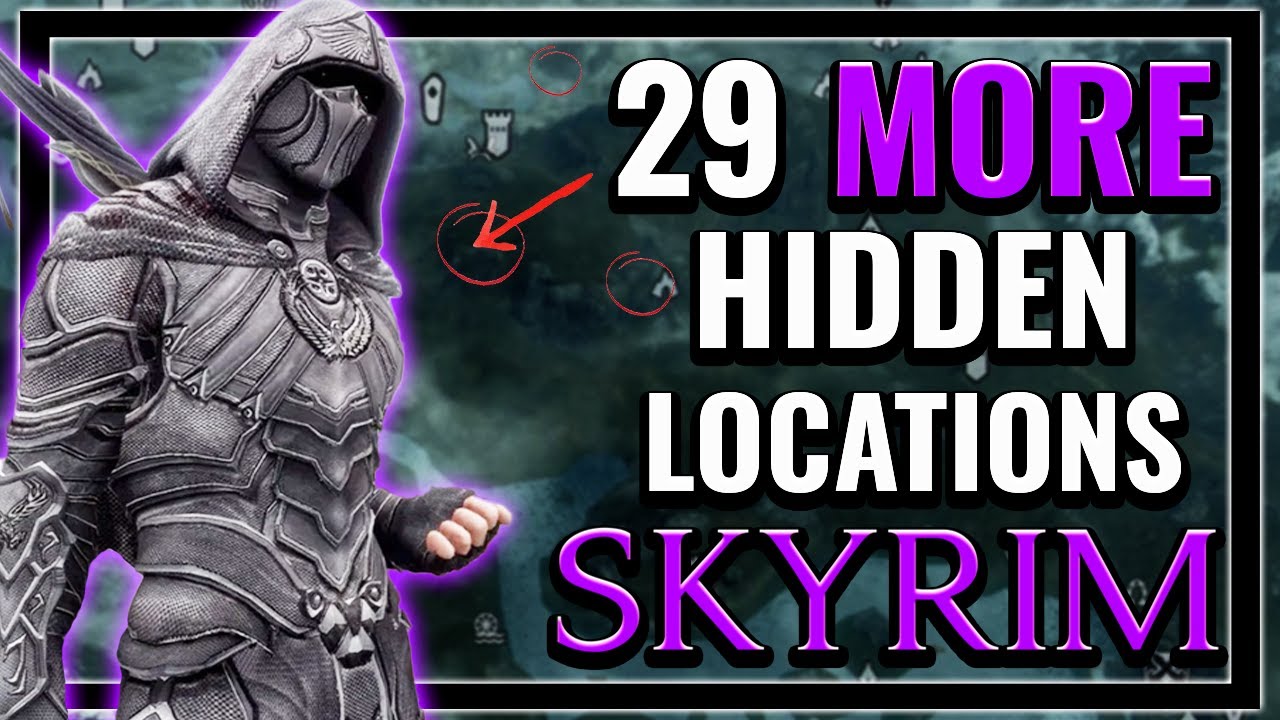 29 Secret & Unmarked Locations in Skyrim | The Rift Edition