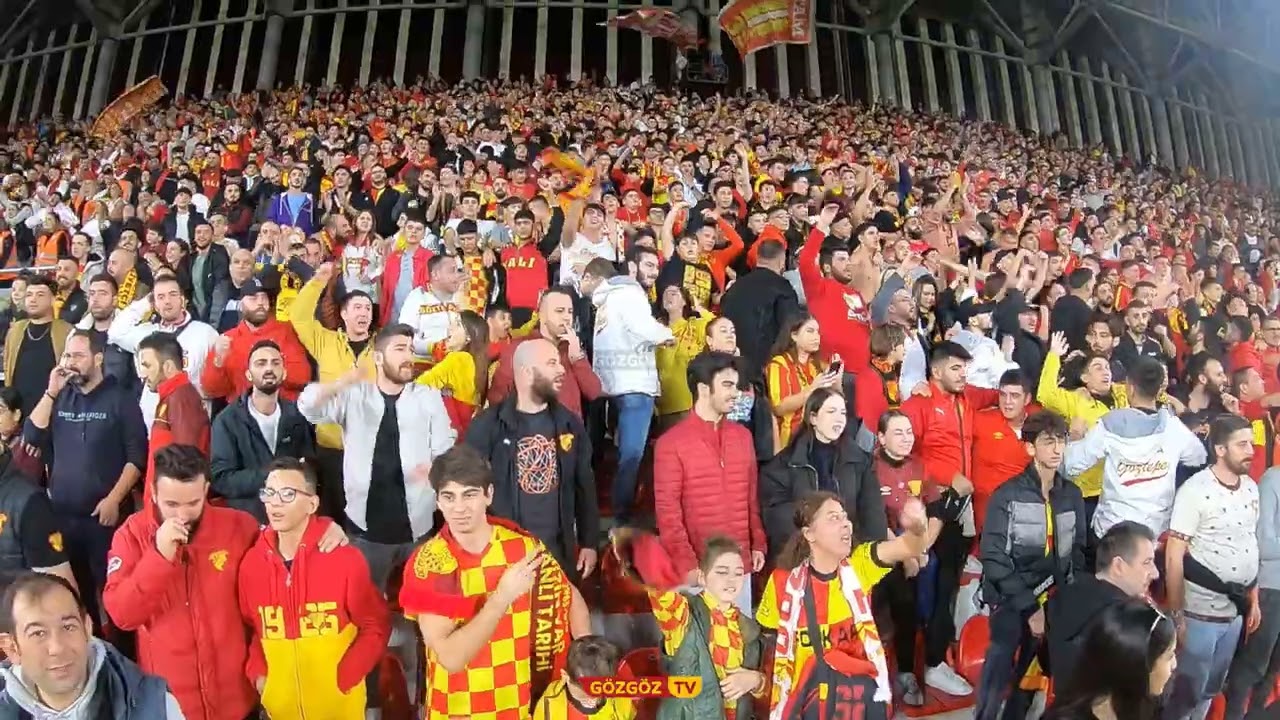 Göztepemiz - Giresunspor | Tribün resitali 🎵🎵🎵| Go-pro Çekimi