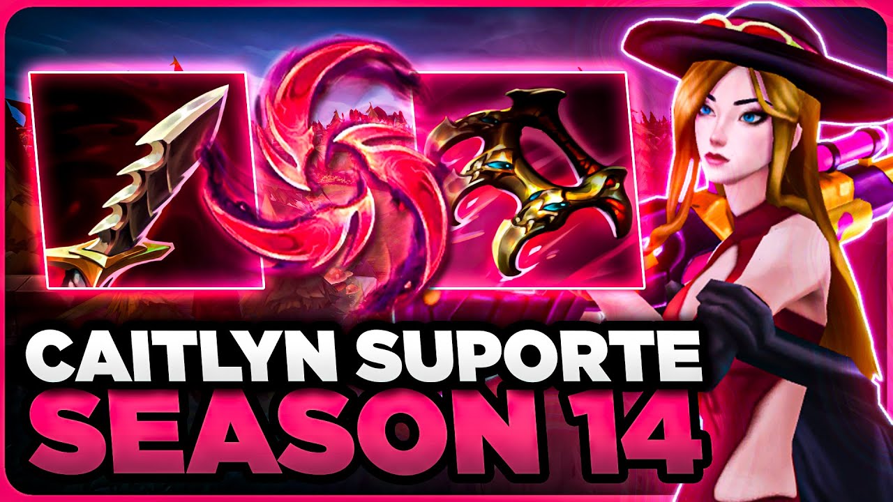 CAITLYN SUPORTE virou META? | MONO CAITLYN GAMEPLAY