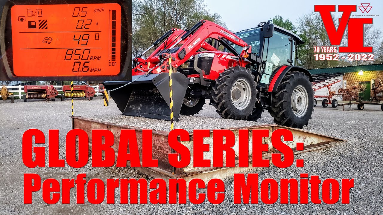 Как настроить Massey Ferguson Global Series (4700, 5700 и 6700): монитор производительности