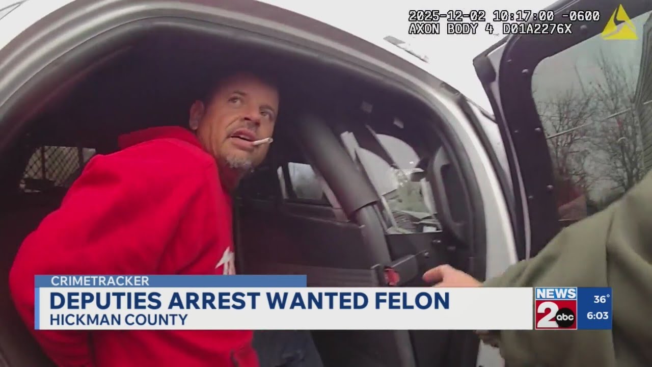 Deputies arrest wanted felon in Hickman County, TN