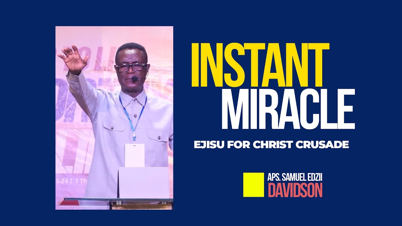 МГНОВЕННОЕ ИСЦЕЛЕНИЕ: Ejisu for Christ Crusade записывает многочисленные свидетельства