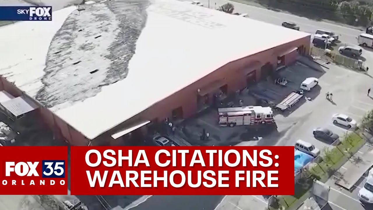 OSHA issues 10 citations in warehouse fire