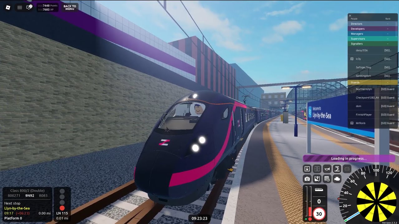 【SCR v2.3.2 Update】SCR R083 Llyn-by-the-Sea → Newry (Class 800/2 (Double)) Roblox