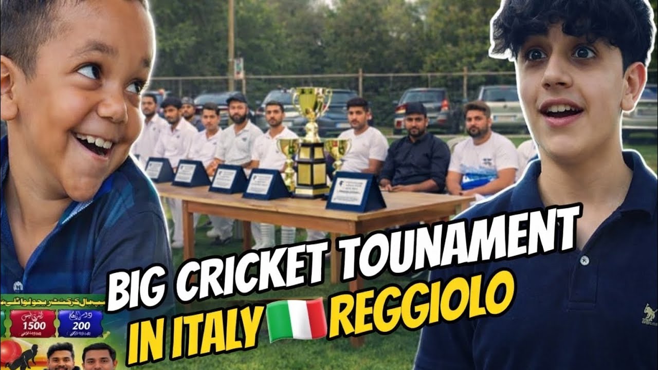 Cricket tournament In italy europe 🇪🇺 |Reggiolo Cricket tournament | Cricket in italy | jamalvlogs