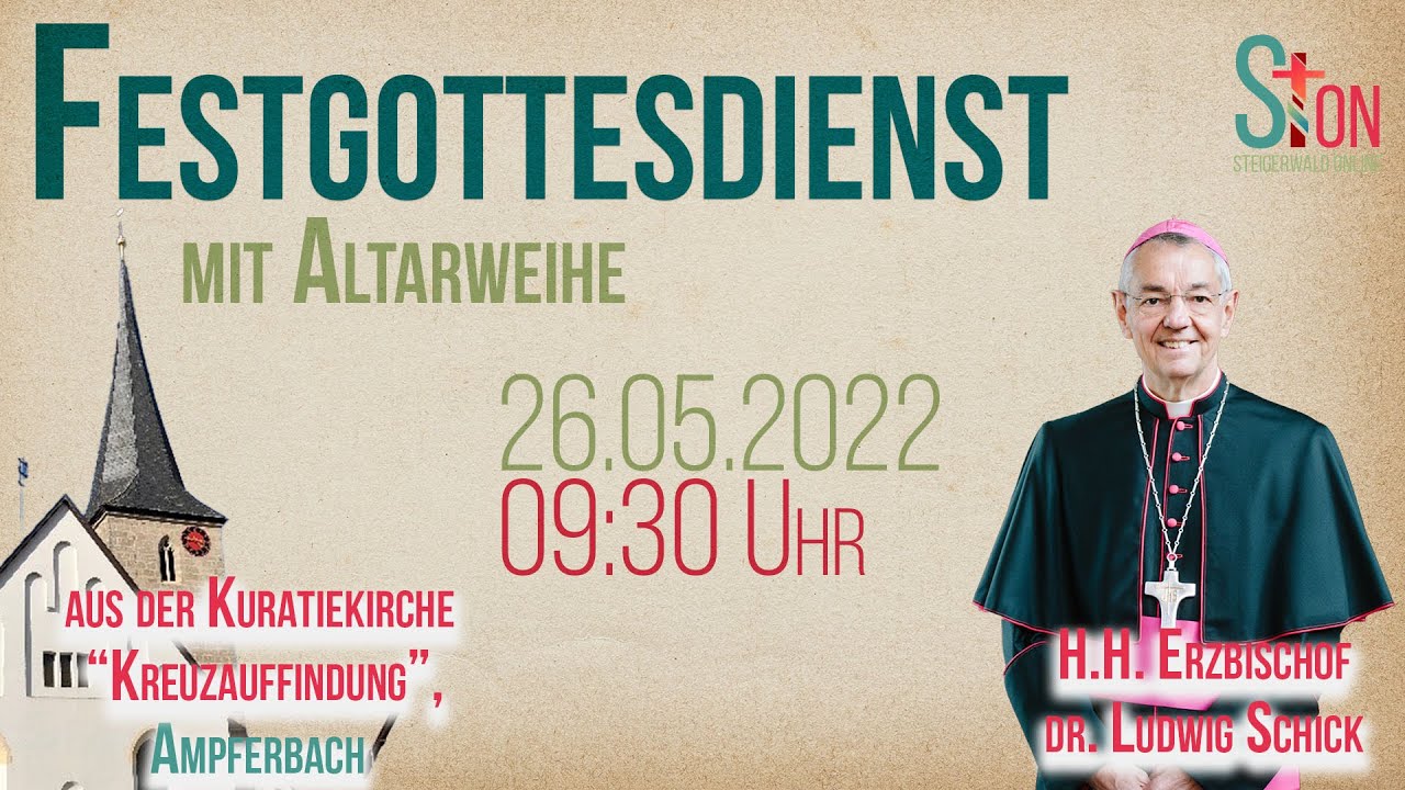 Festgottesdienst mit Altarweihe - aus der Kuratiekirche 