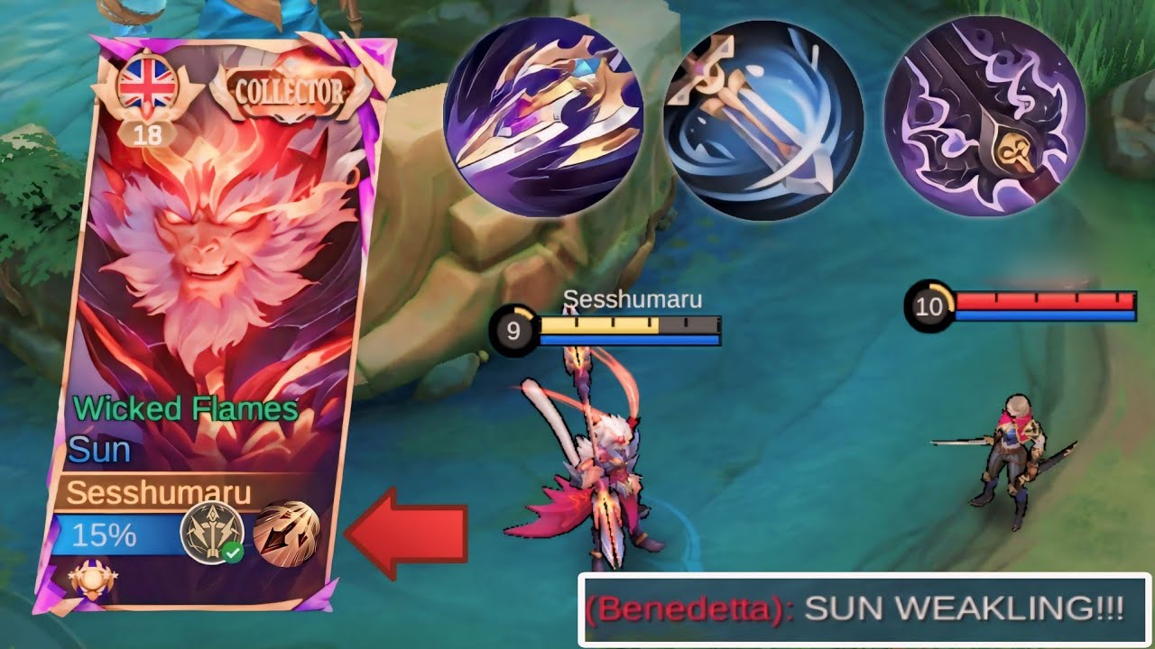SUN FULL MAX DAMAGE! REVERSE THE FIGHT OVER PRO ENEMY HEROES!!