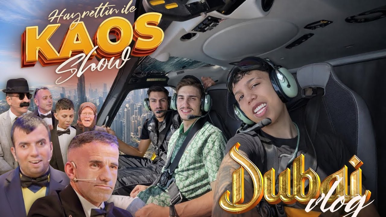 GADAŞLARLA DUBAİ VLOG!! - KAOS SHOW KULİS (ORTALIK 56 OLDU) @altincocuk001 