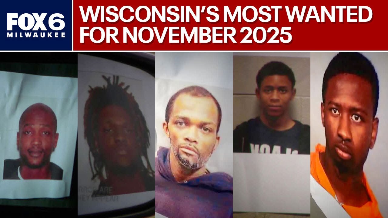 Wisconsin's Most Wanted for November 2025 | FOX6 News Milwaukee
