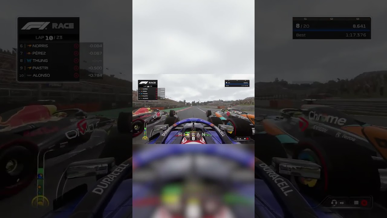 Three Wide Defensive Masterclass | F1 23 #formula1 #f1indo #f12023