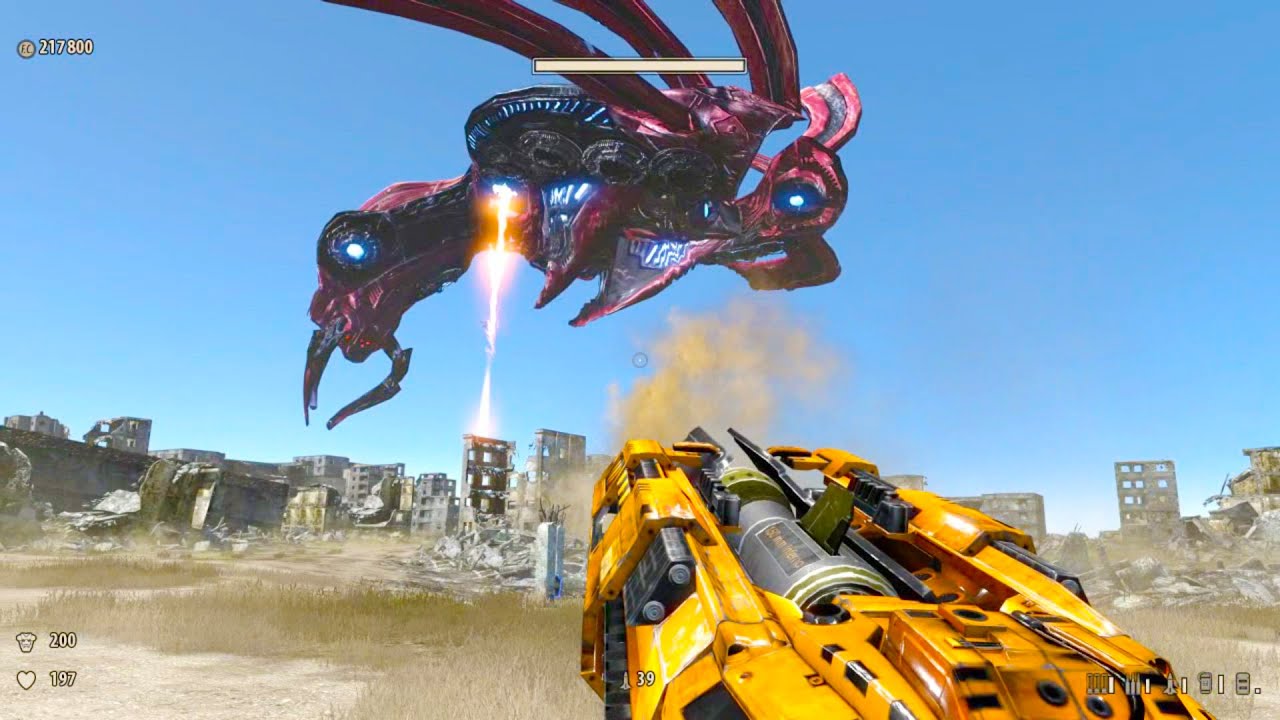 Serious Sam 3: BFE Gold Edition - Alcor Class Warship Boss Fight 2nd Encounter 4K Ultra HD